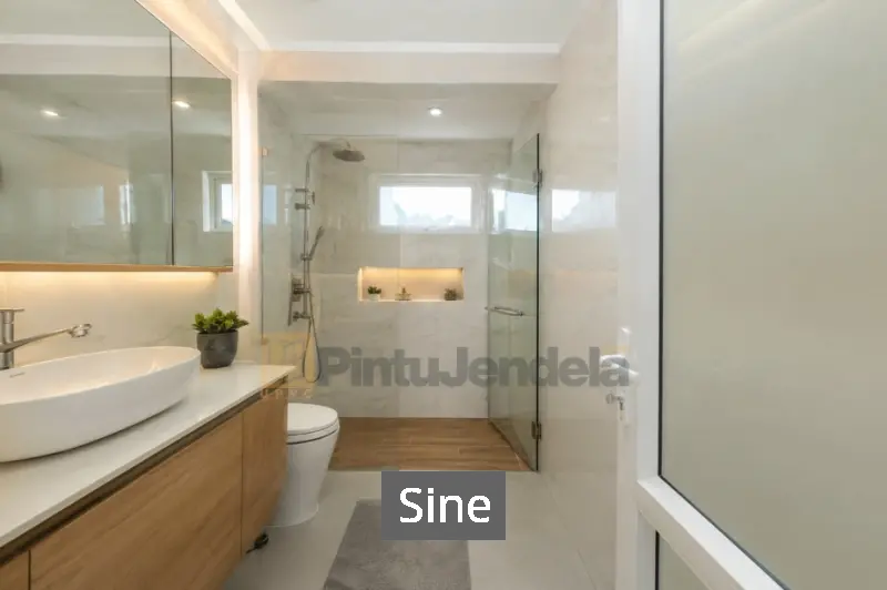 Jendela UPVC Minimalis Sine