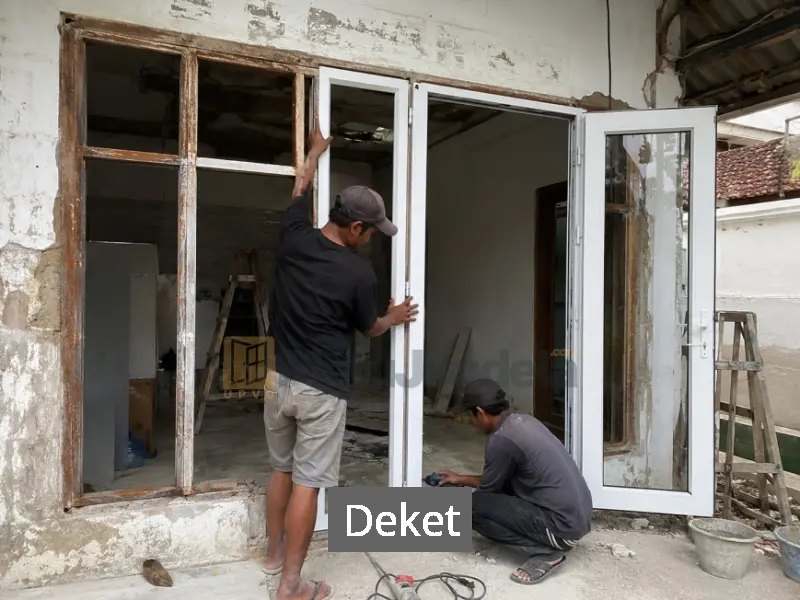 Pintu UPVC Deket