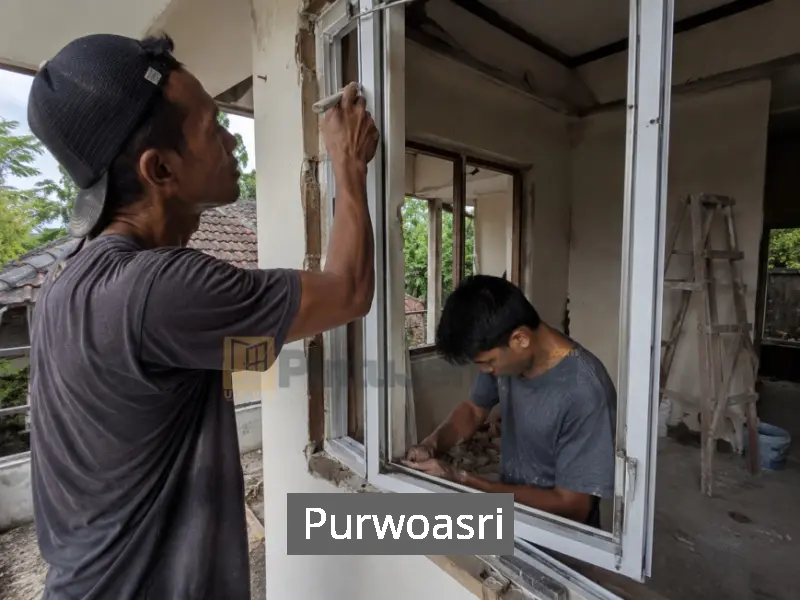 Pintu Kamar Mandi UPVC Purwoasri