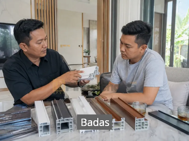 Pintu Kamar Mandi UPVC Badas