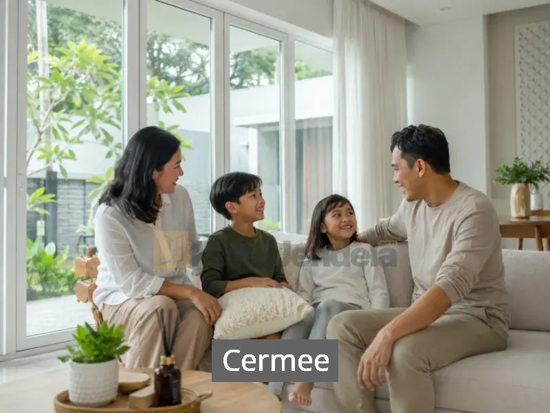 Jendela Sliding UPVC Cermee