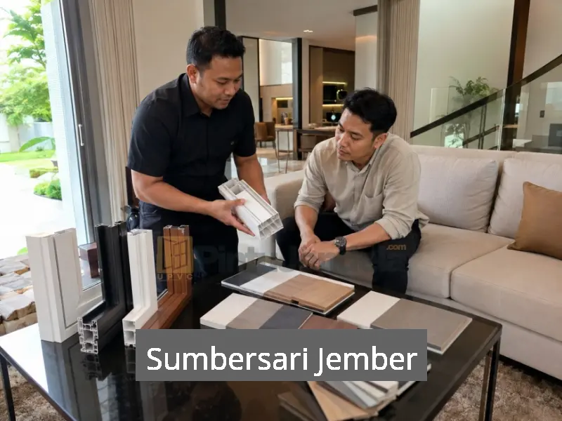 Jendela UPVC Sumbersari Jember