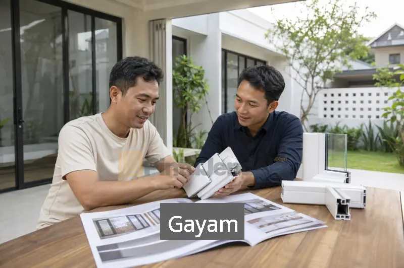 Jendela UPVC Minimalis Gayam
