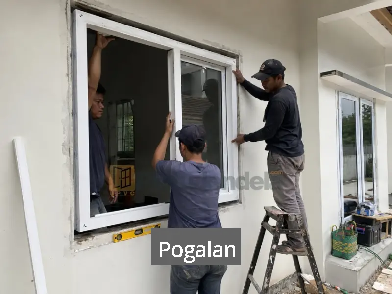 Jendela Sliding UPVC Pogalan