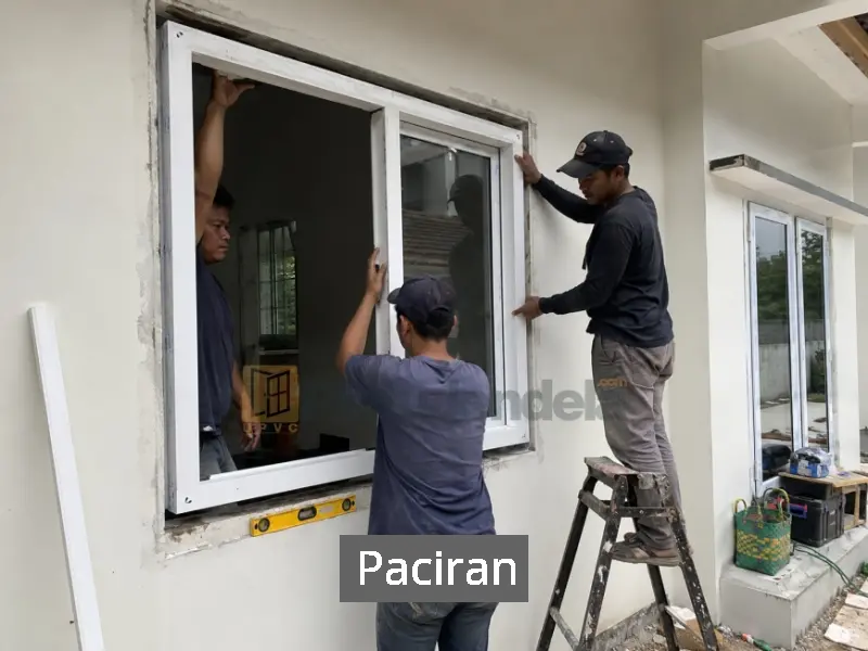 Jendela UPVC Minimalis Paciran