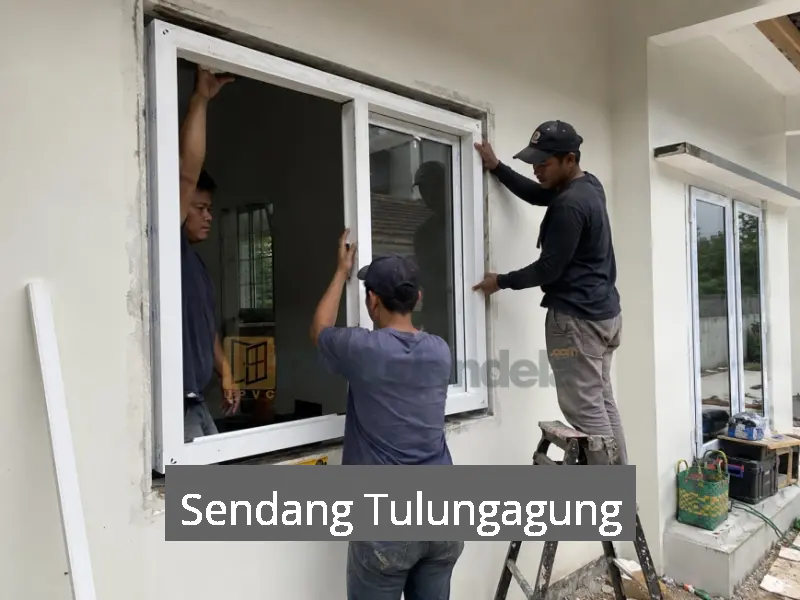 Pintu Folding UPVC Sendang Tulungagung
