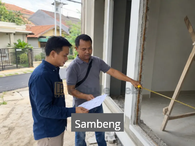 Jendela UPVC Minimalis Sambeng