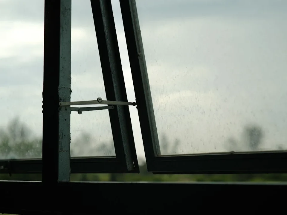 Black UPVC Window Modern Window