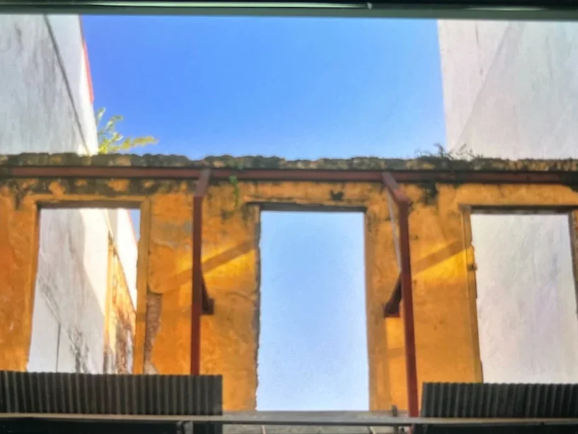 Construction Site Window Installation
