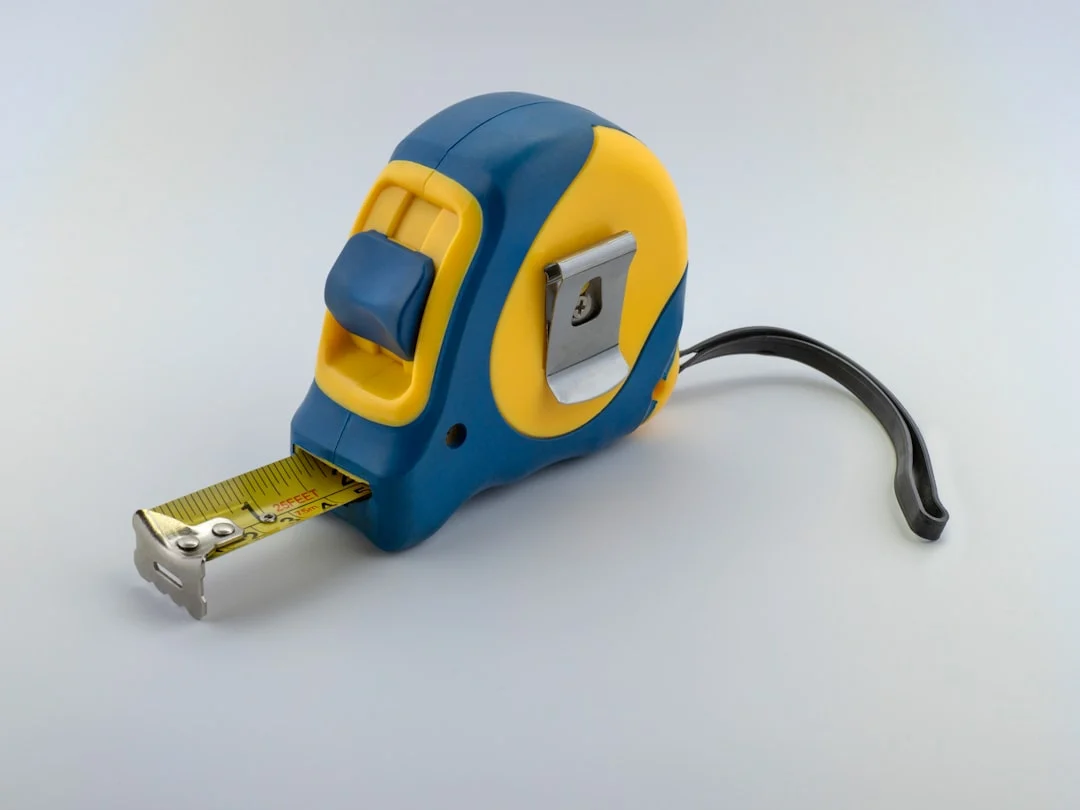 Construction Worker Measurement Tape