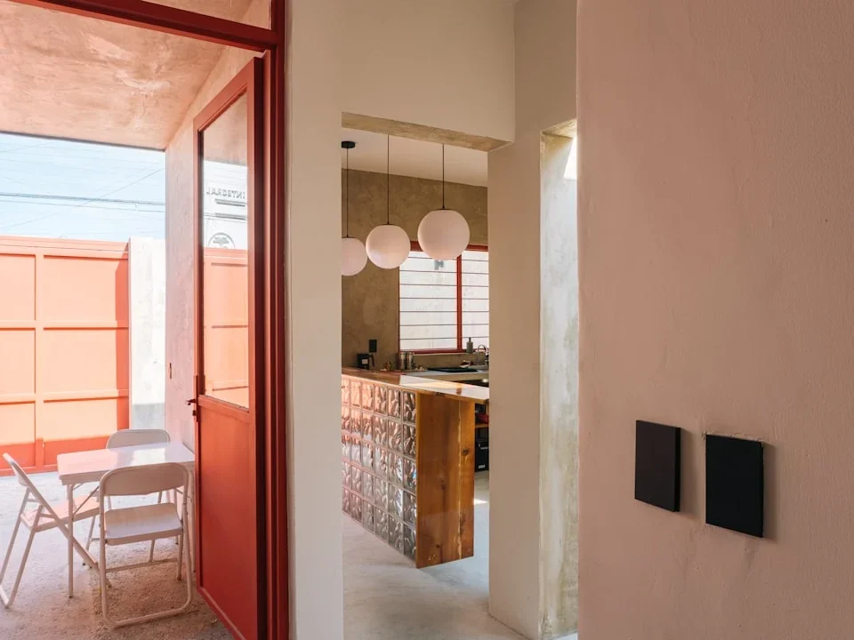 Folding Door Upvc Door Modern House Surabaya City