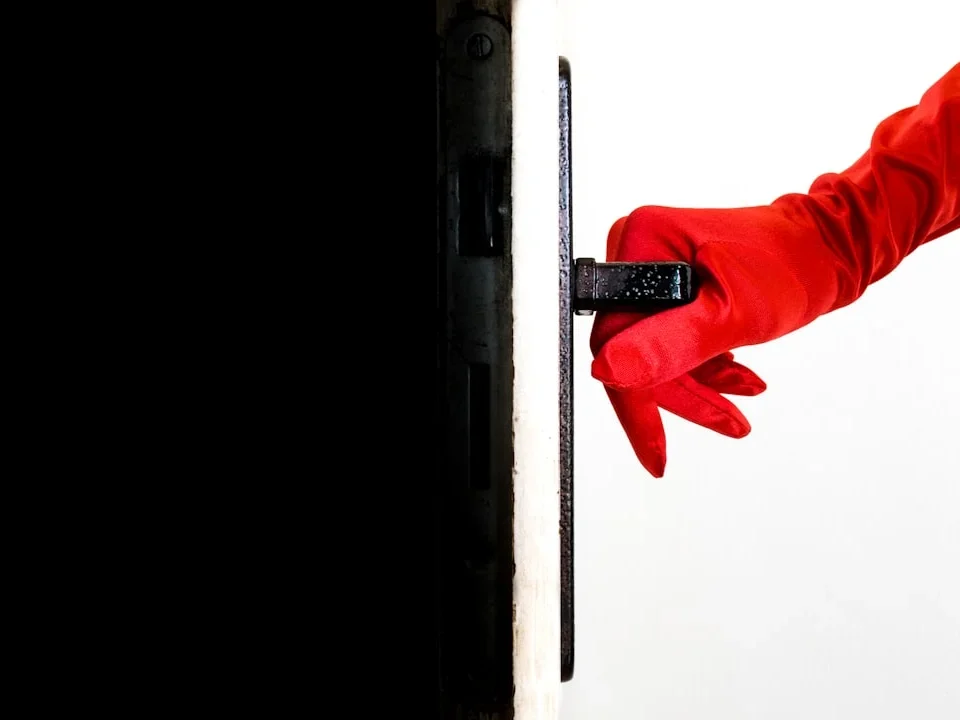 Hand Installing Seal Upvc Door Repair