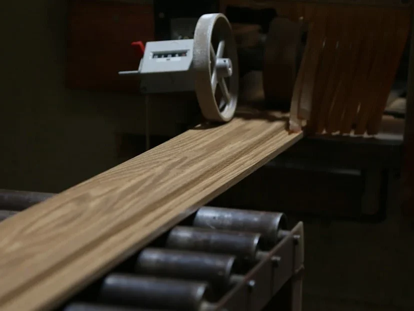 Measuring Tape Wood Sample Quality Check