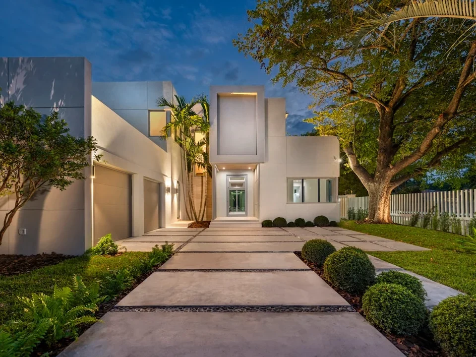 UPVC Door Modern House Entrance
