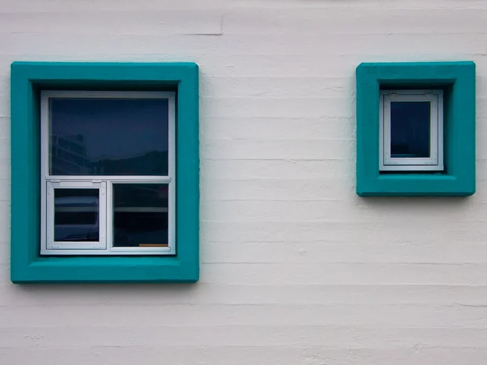 UPVC Material Window Frame Modern Building