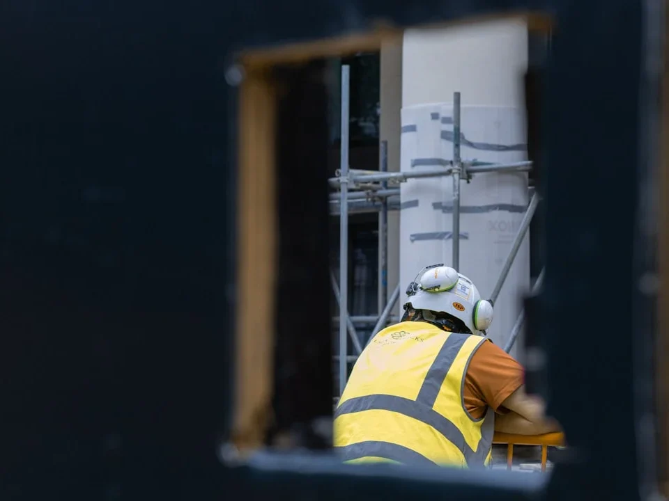 UPVC Window Installation Delivery Construction Site
