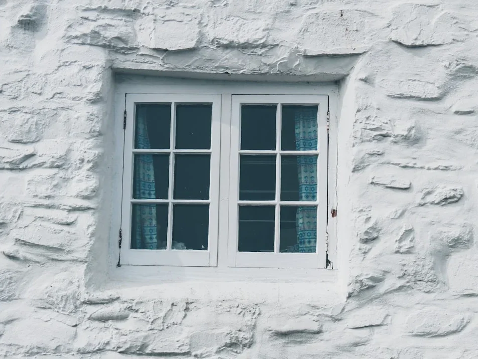UPVC Window Modern Frame White Window