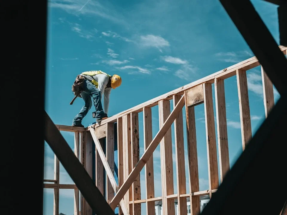 Wood Installation Construction Worker