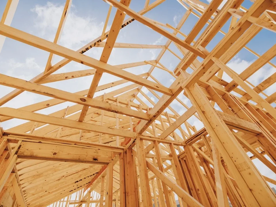 Wooden Frame House Frame