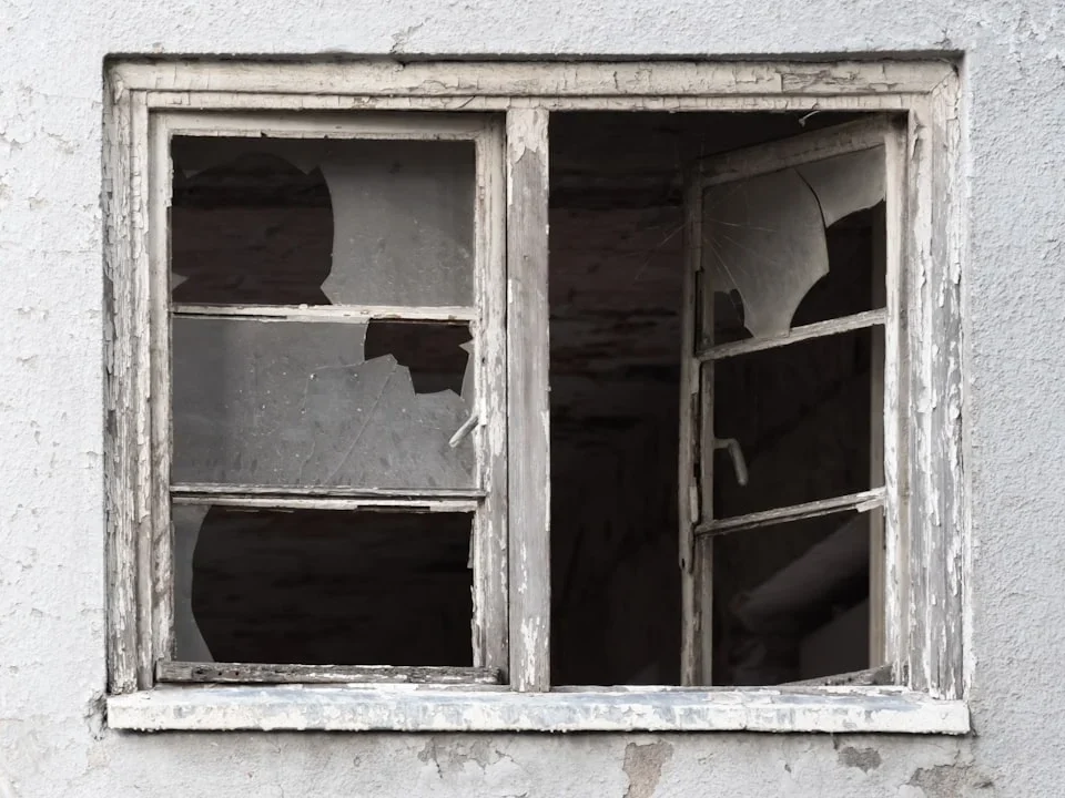 Broken Wood Old Window
