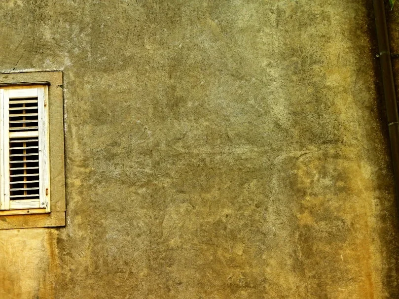 Cement Stain Dirty Window