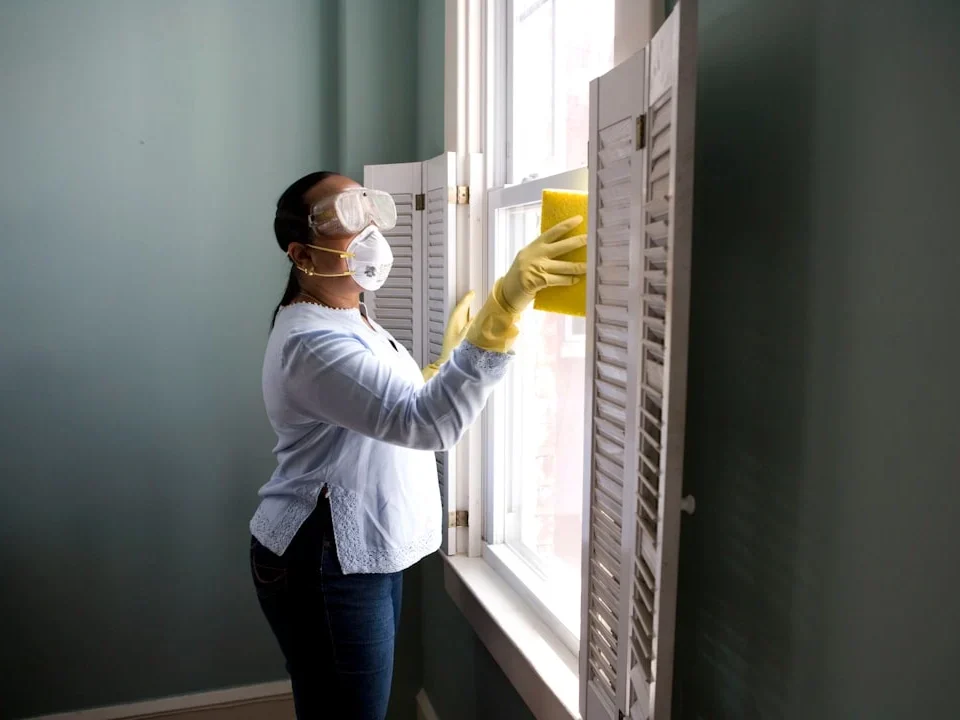 Cleaning Door Wiping Window