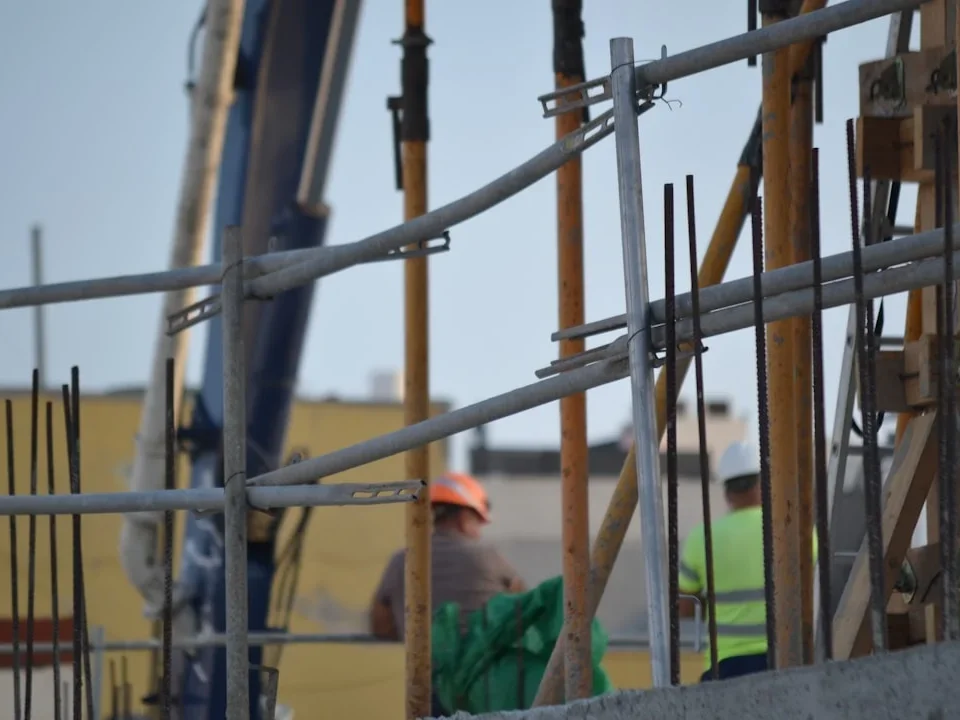 Contractor Construction Worker Blueprint