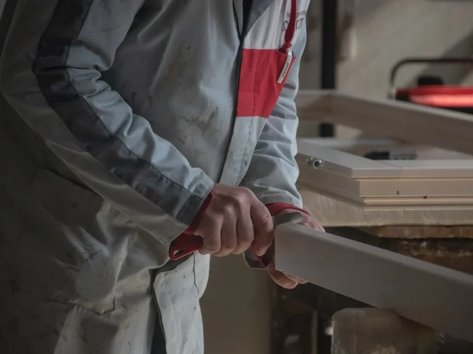 Custom Fabrication UPVC Workshop Precise Measurement Quality Control