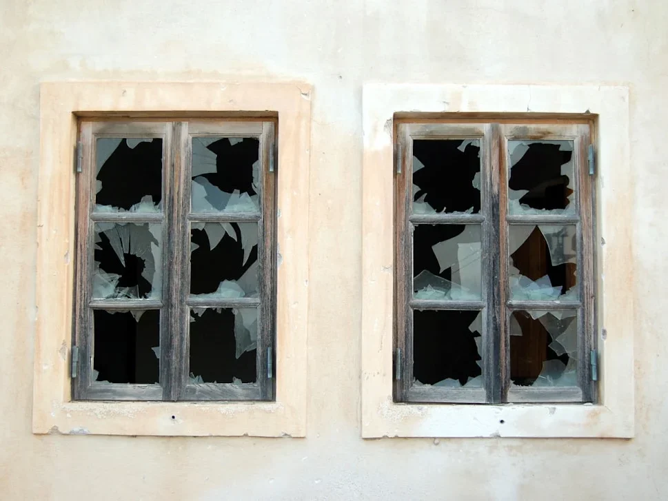 Damaged Window Frame Broken Door Frame Wood Rot Signs