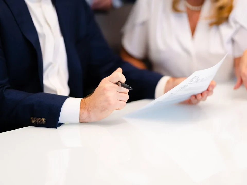 Handshake Contract Signing Legal Document