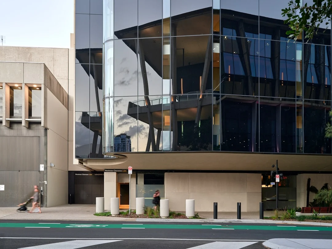 Large Windows Modern Home Commercial Building
