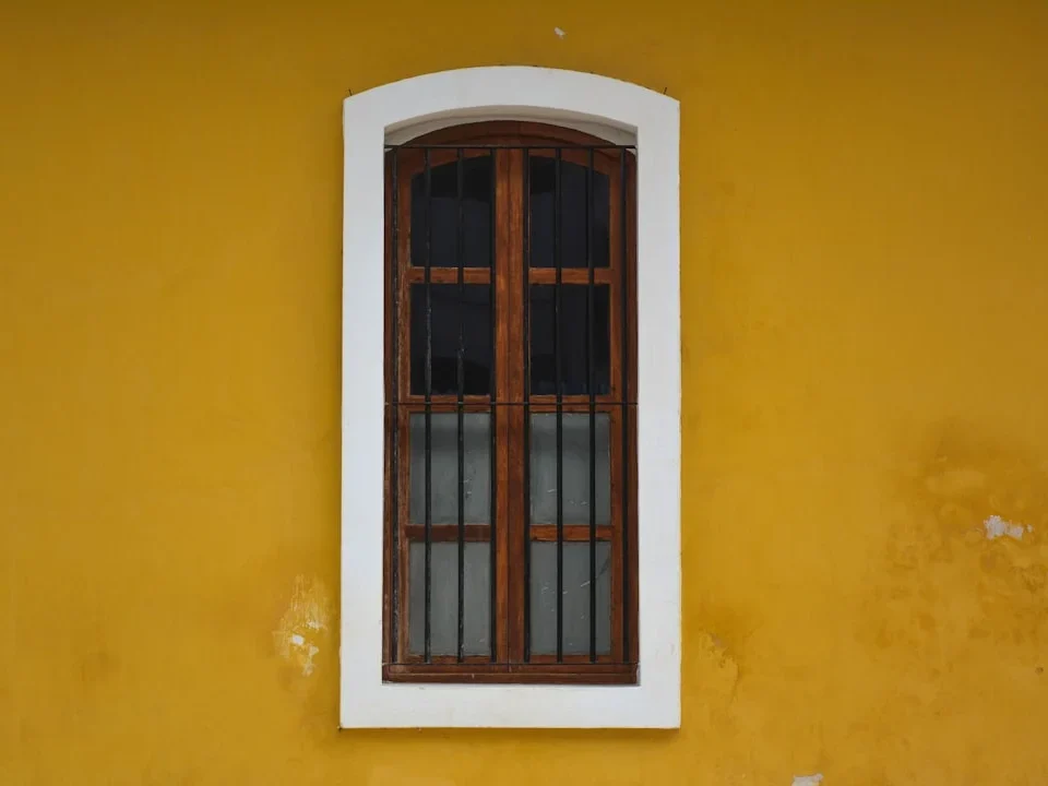 Standard Wood Frame Wooden Door Wooden Window Construction