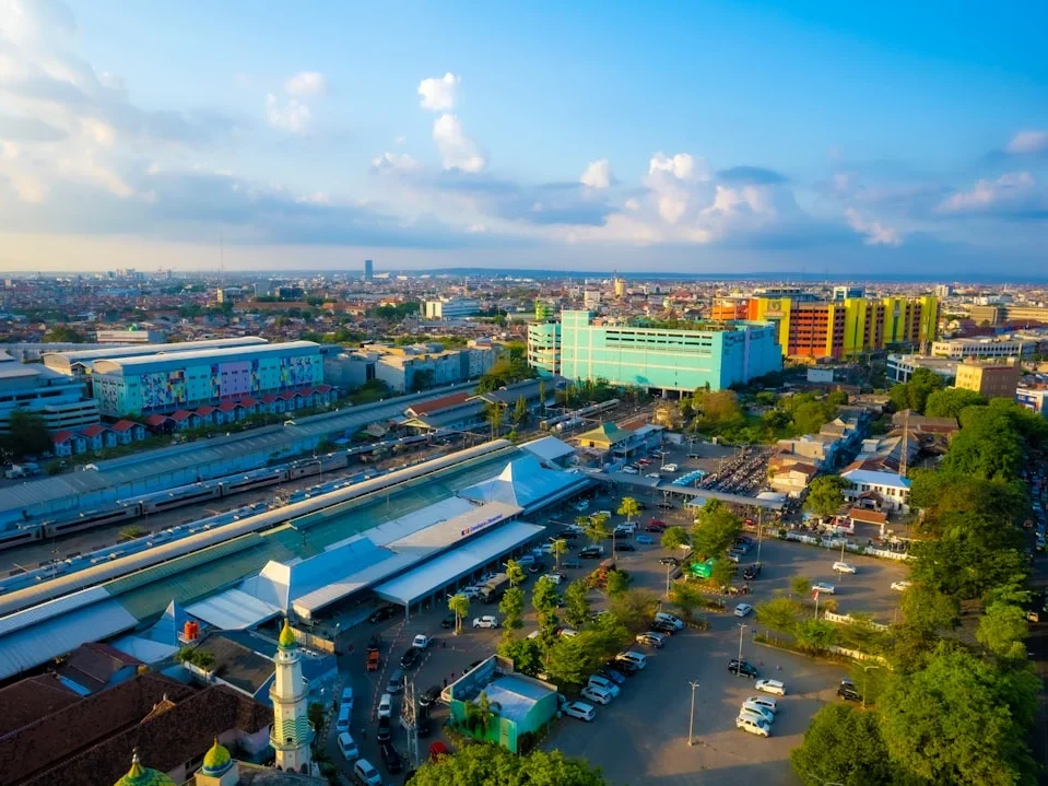 Surabaya Cityscape Map Location