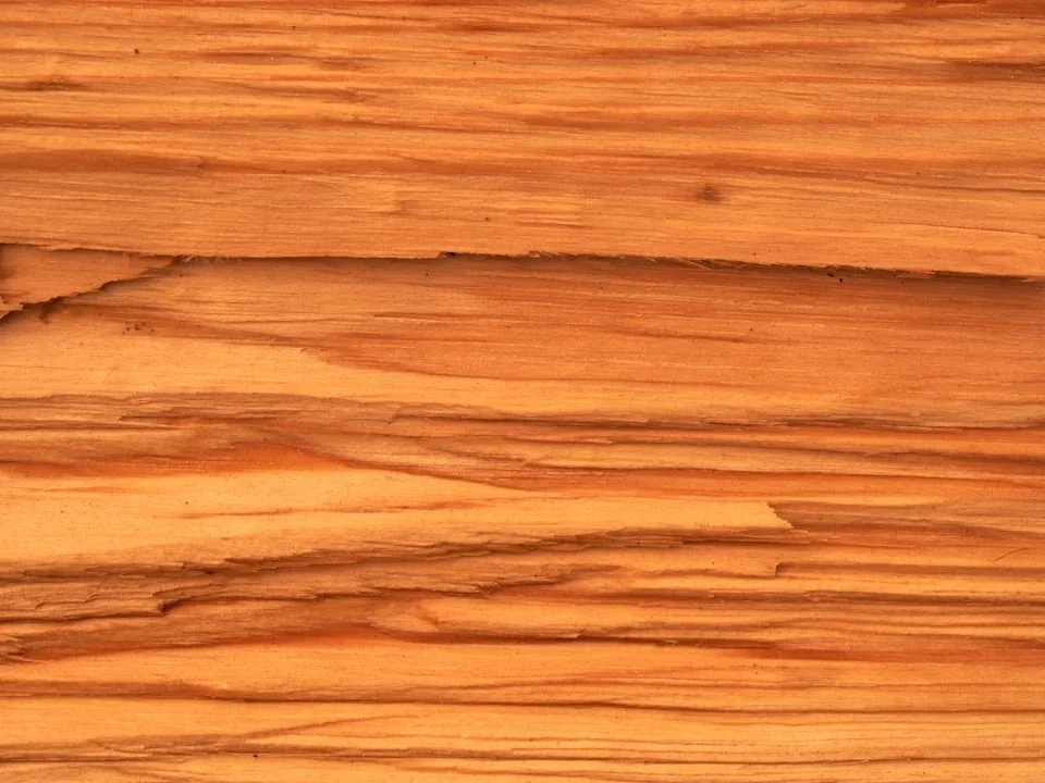 Teak Wood Wood Frame House Facade