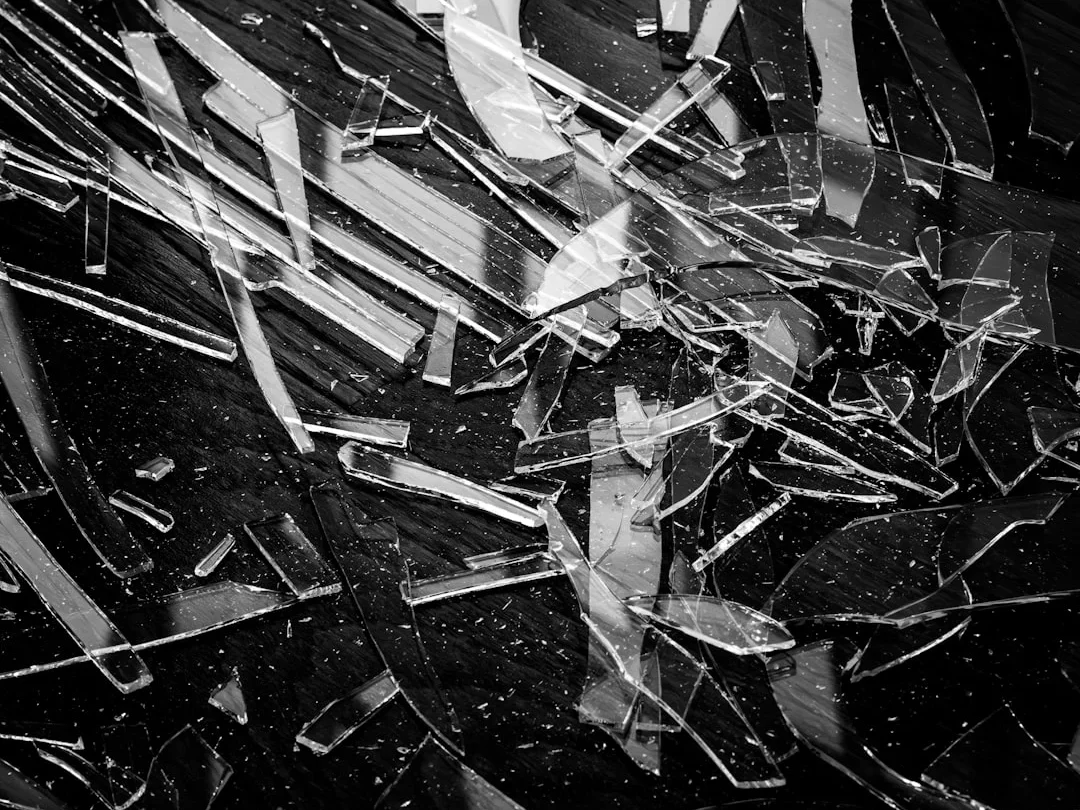 Tempered Glass Broken Glass