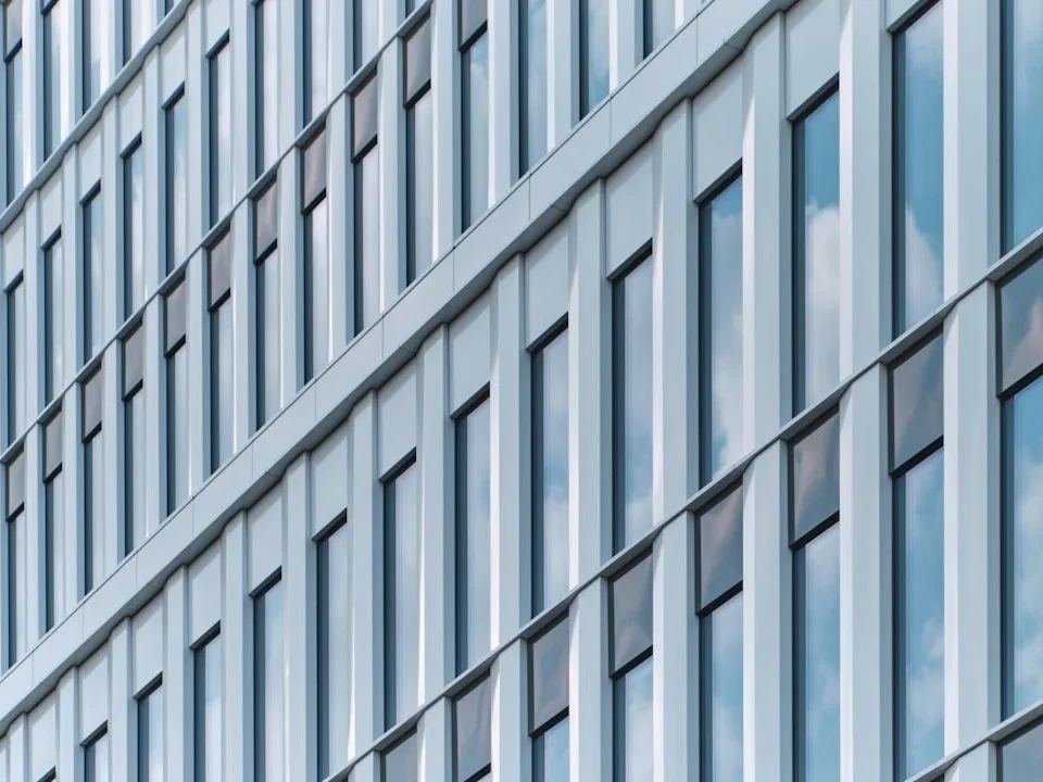 Upvc Window Tempered Glass Modern Building