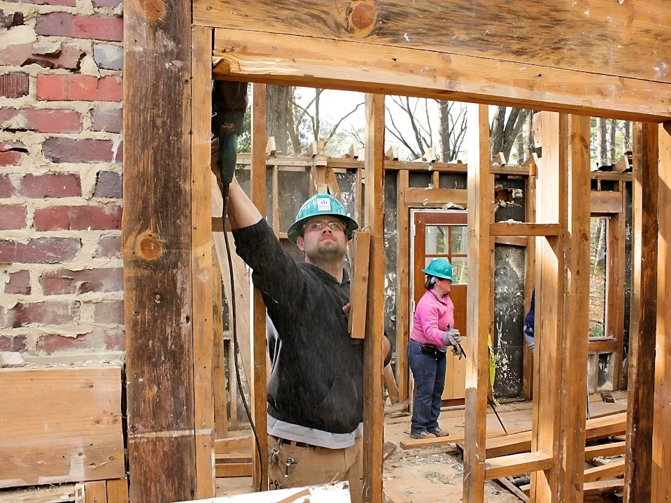 Window Installation Construction Worker