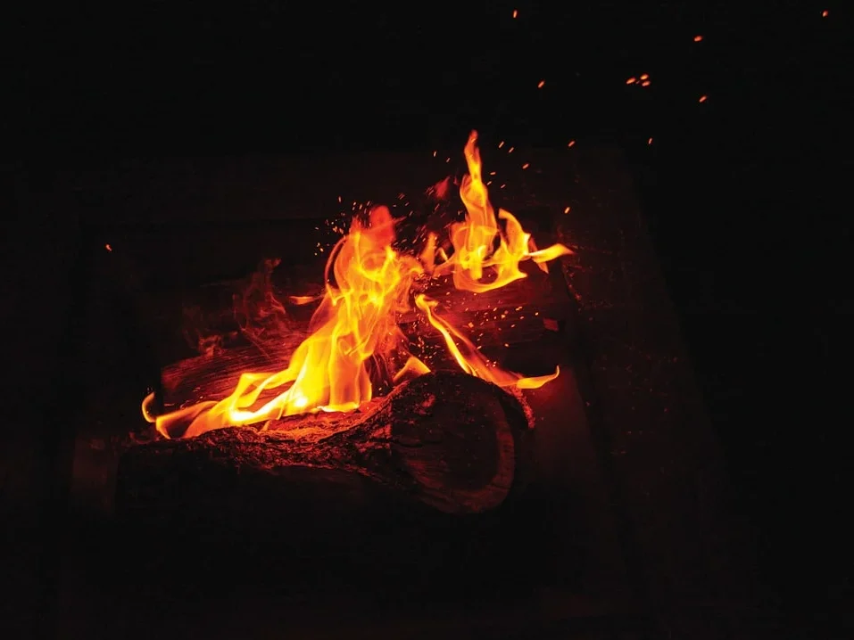 Wood Fire Mechanism Char Layer