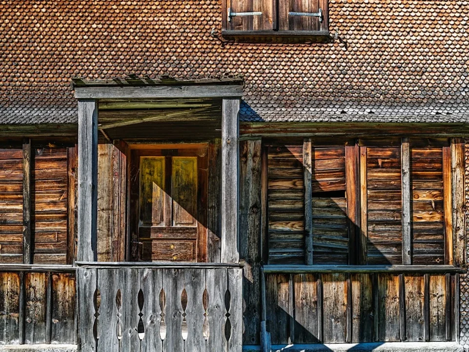 Wooden Window Old House